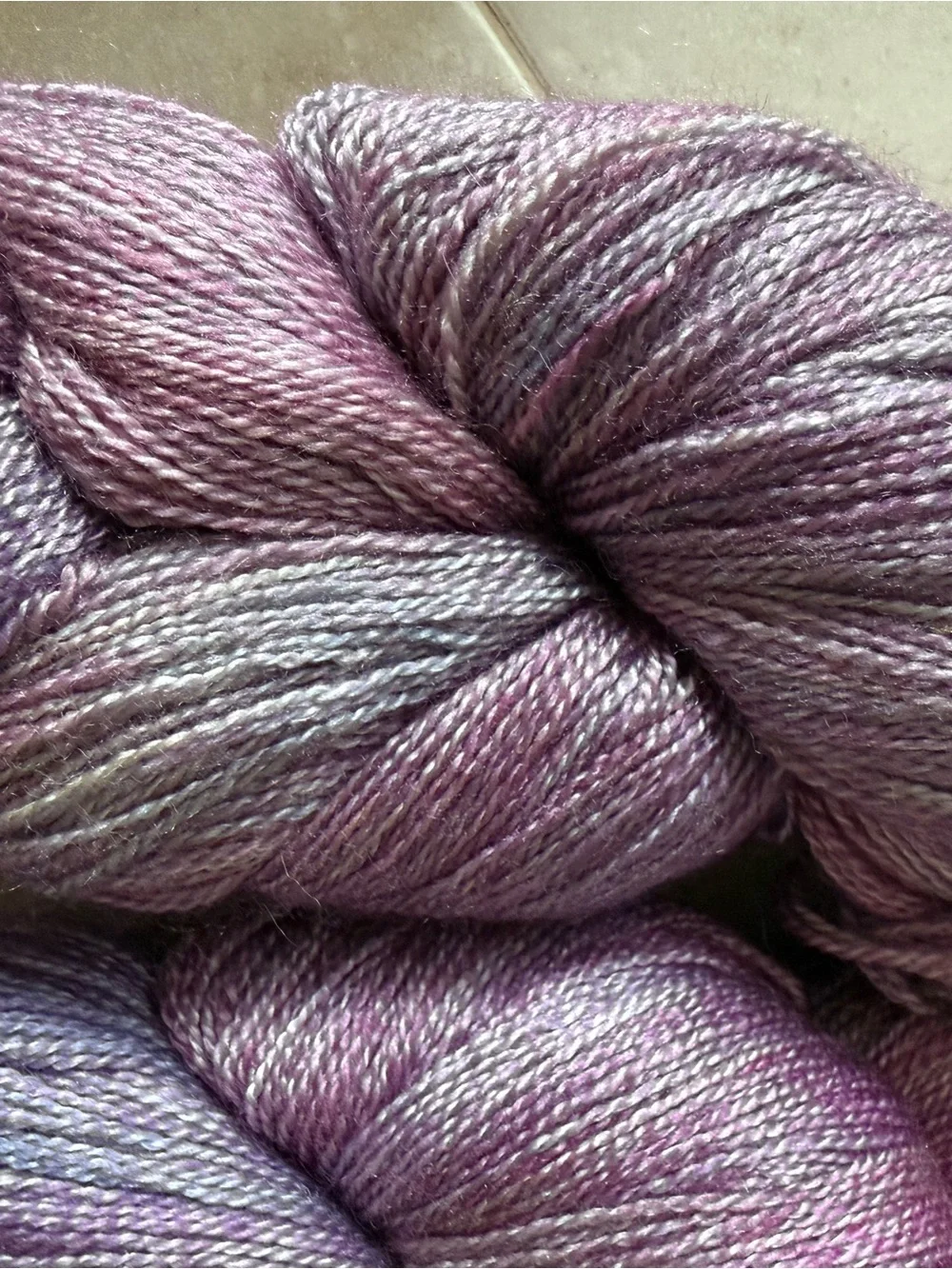 Fyberspates Luxury Yarn - Mauve Lavender Twist - Crocus